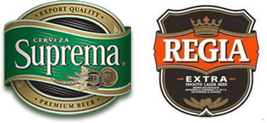 Suprema and Regia beer brands